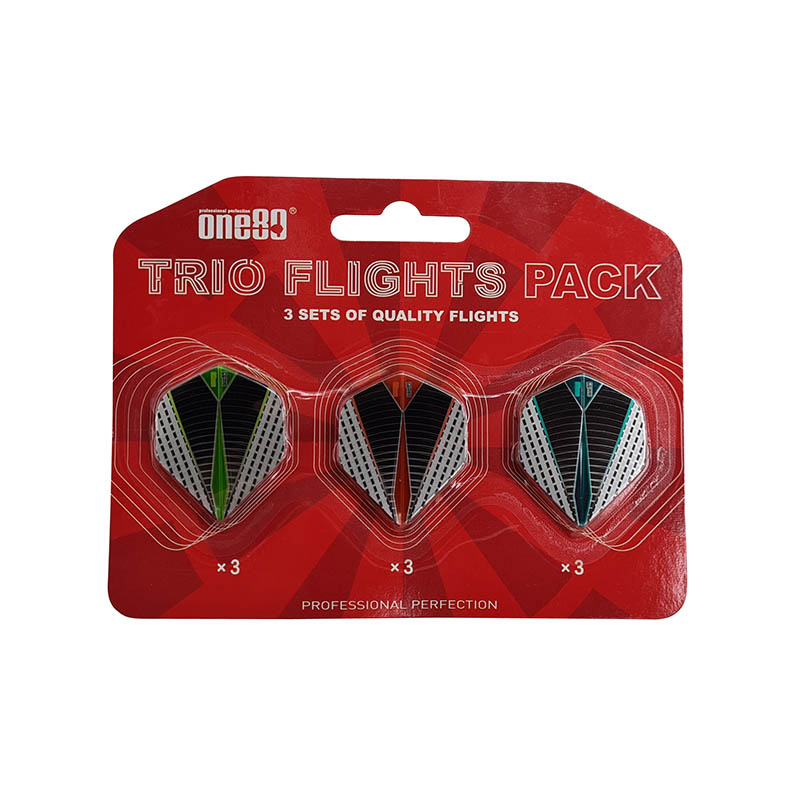 Eagle Sports ONE80 DART TRIO FLIGHTS PACK STANDARD SET NO. 2 DAZE