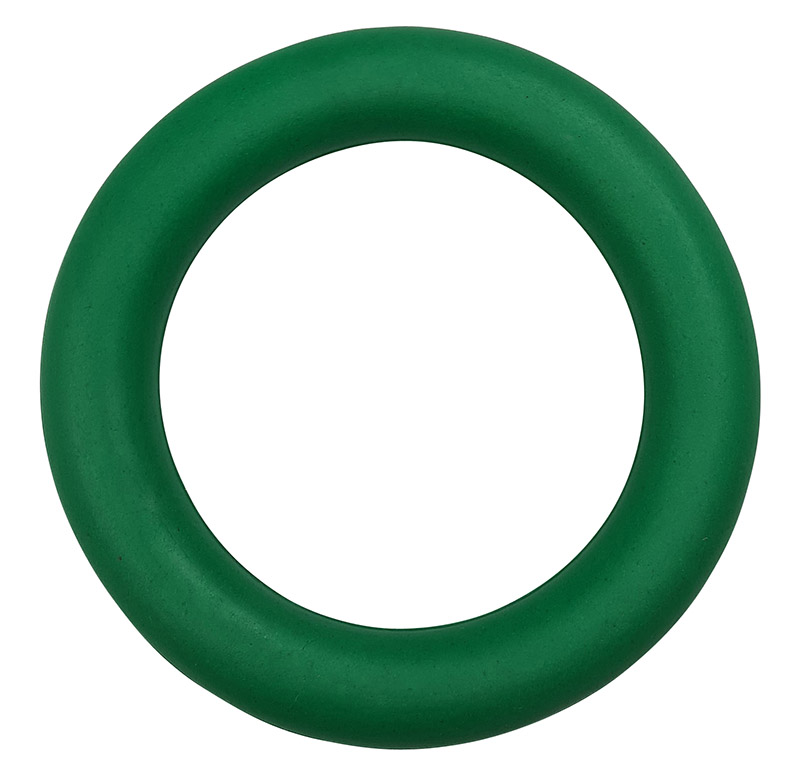 Green rubber deals ring