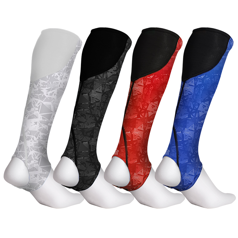 G700 Shinliner - Chaussettes De Compression Noires Pour Football - Port Sous Protège-tibias - Aération Dos - Lycra Respirant