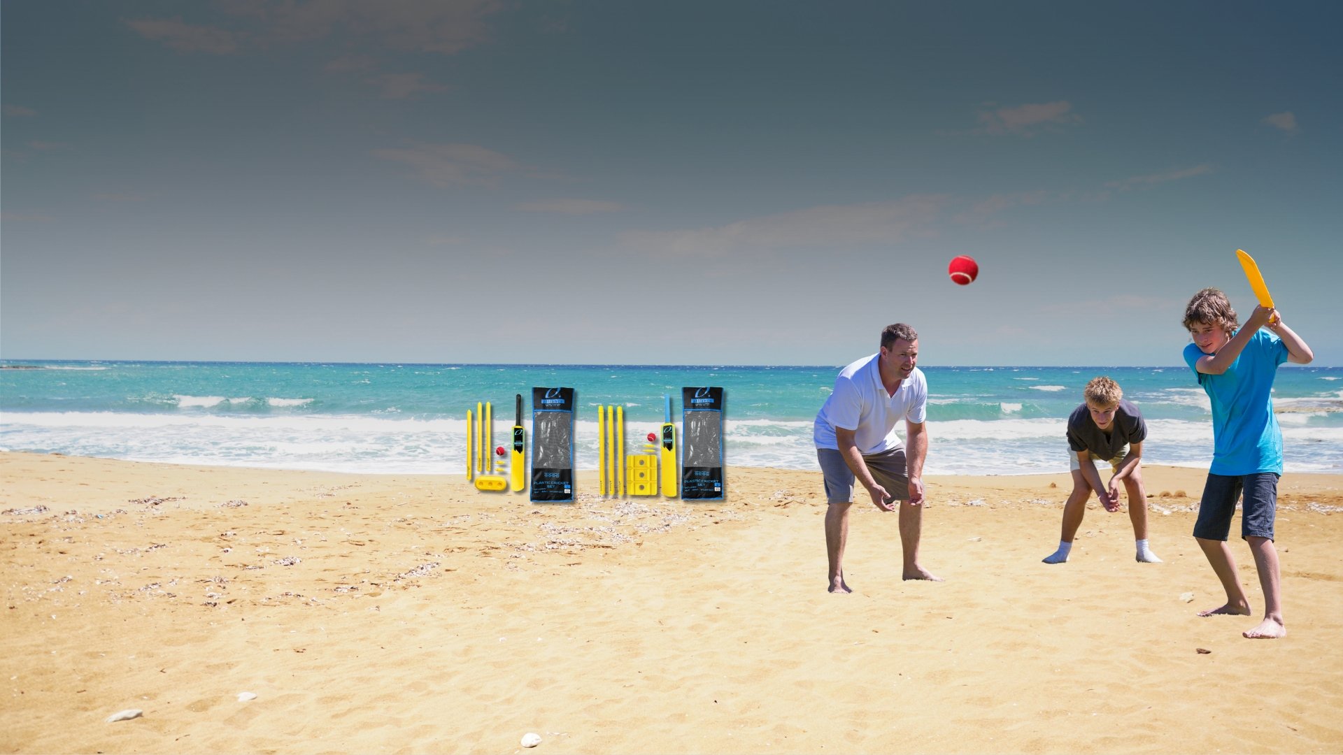 Alliance Beach Cricket Plastic Set