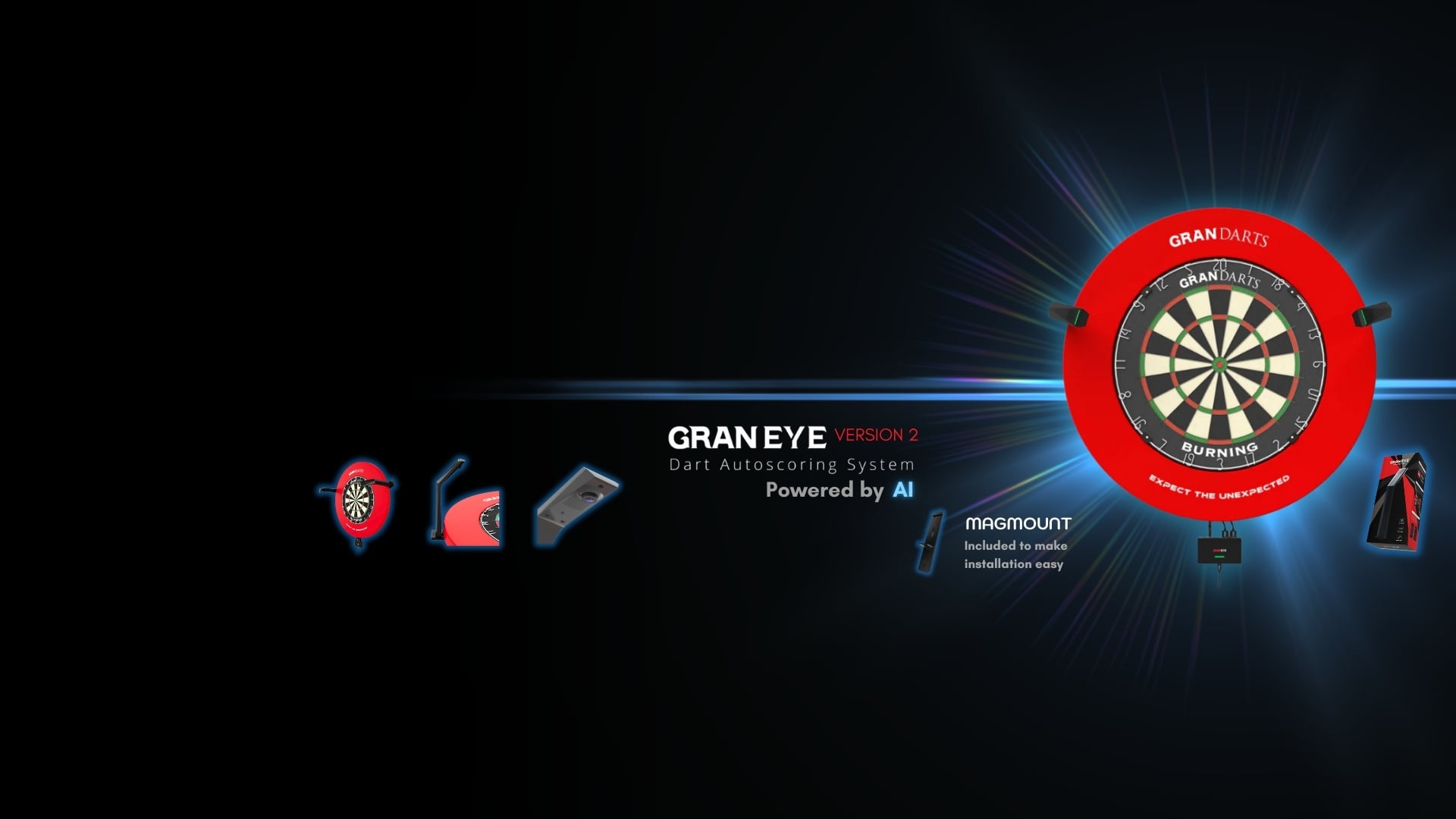 Gran Eye V2 Auto Scoring AI Dart Scorer