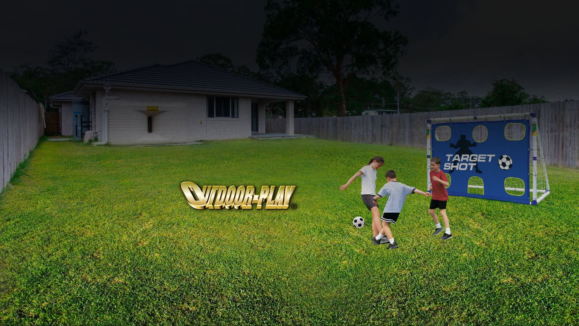 Outdoor Play Soccer Football Goals